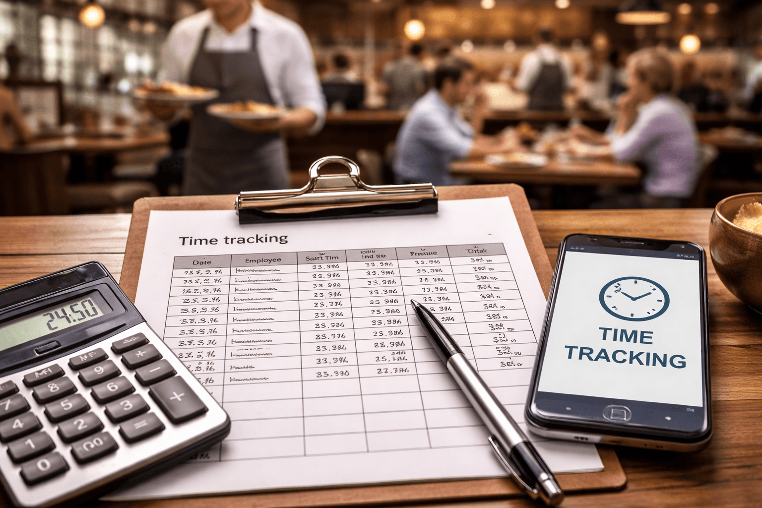 Time tracking in hospitality is a profession in itself